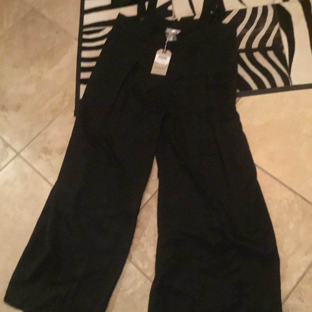Unique Vintage Banned Apparel suspender pants size 3xl UK New (fits 2x)